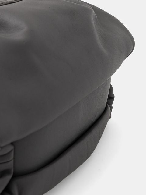 MUNTHE torebka skórzana LIXIA kolor szary 254191525452