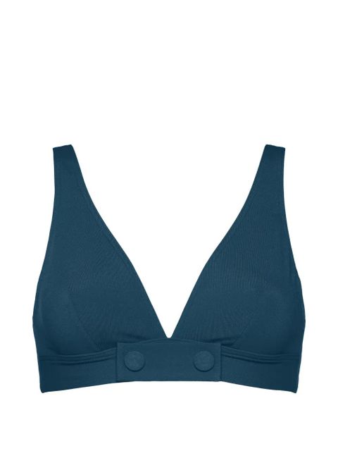 ERES V-neck bikini top - Blue - zdjęcie produktu nr 1