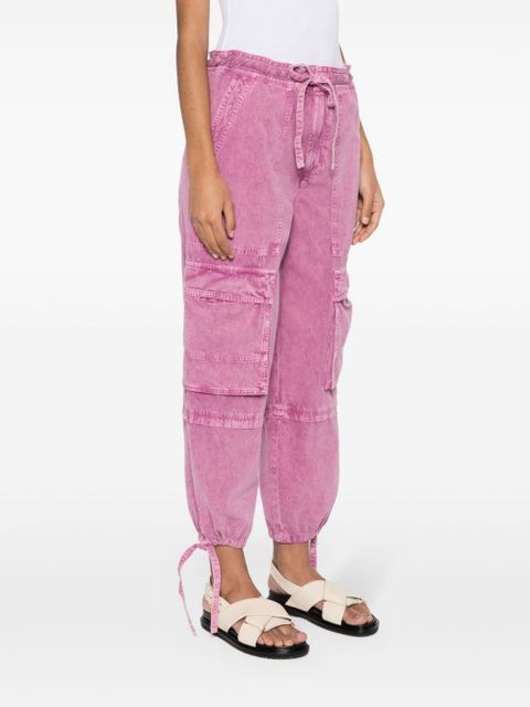 MARANT ÉTOILE Ivy cargo trousers - Pink