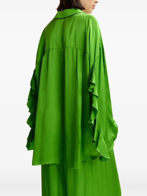 Essentiel Antwerp chest-pocket shirt - Green