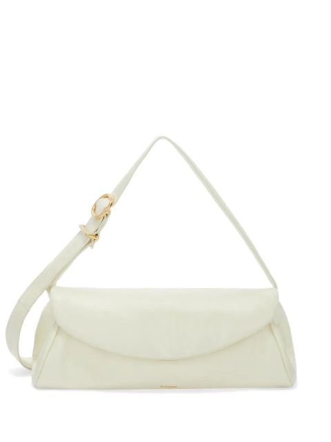 Jil Sander Cannolo Grande leather bag - White - zdjęcie produktu nr 1
