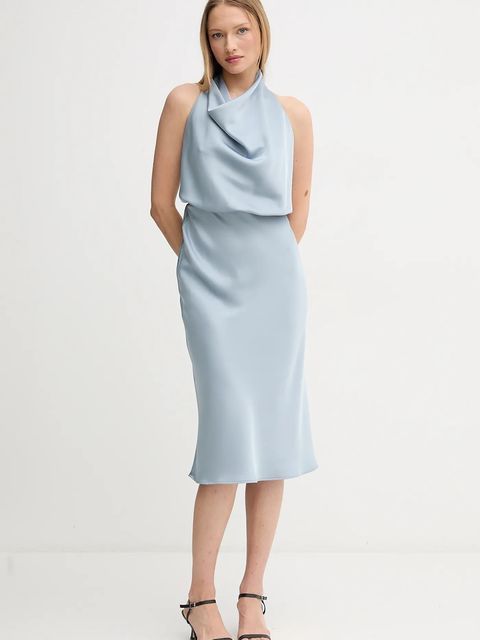 Sandro Ferrone sukienka kolor niebieski mini dopasowana S23XBEBIALETTI - zdjęcie produktu nr 2