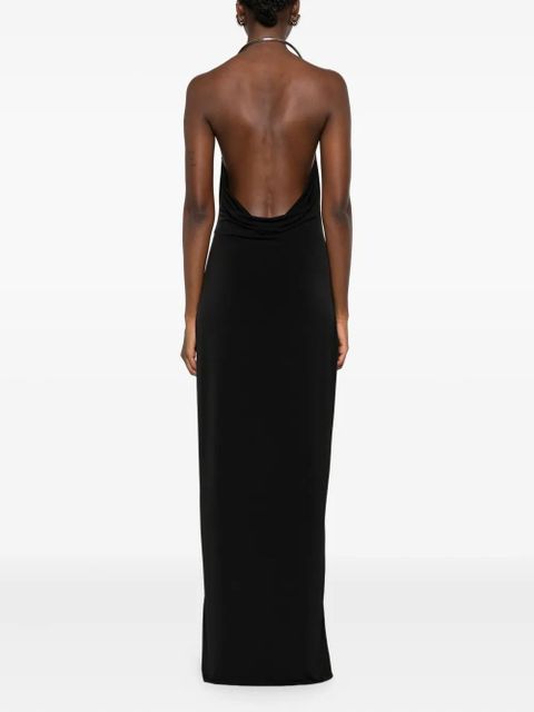 Coperni halter-neck maxi dress - Black