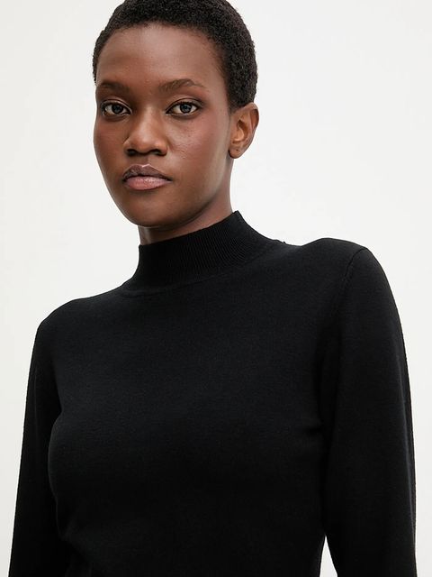 Answear.LAB sweter z kaszmirem kolor czarny lekki