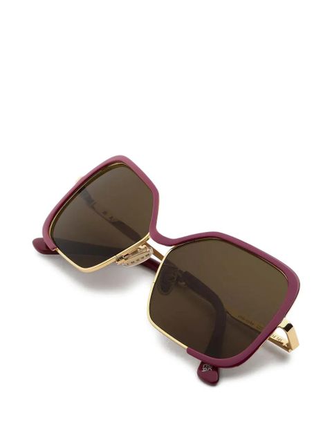 Marni Eyewear square-frame sunglasses - Purple - zdjęcie produktu nr 2