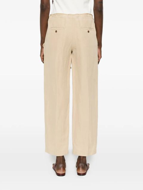 ISABEL MARANT Sharony drawstring trousers - Neutrals