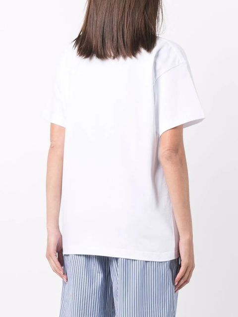 Balenciaga logo-print oversized T-shirt - White