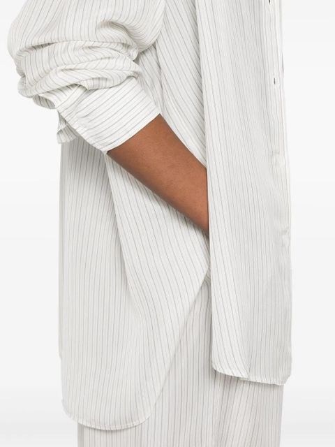 The Frankie Shop Peri striped shirt - White