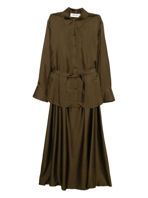 Róhe silk gilet-dress - Brown - zdjęcie produktu nr 1