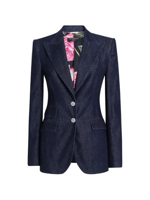Dolce & Gabbana denim blazer - Blue - zdjęcie produktu nr 1