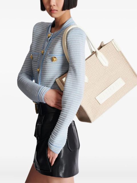 Balmain B-Army 36 tote bag - Neutrals