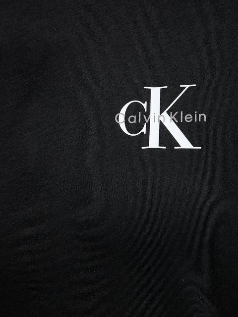 Calvin Klein Jeans t-shirt bawełniany damski kolor czarny LV047C905G