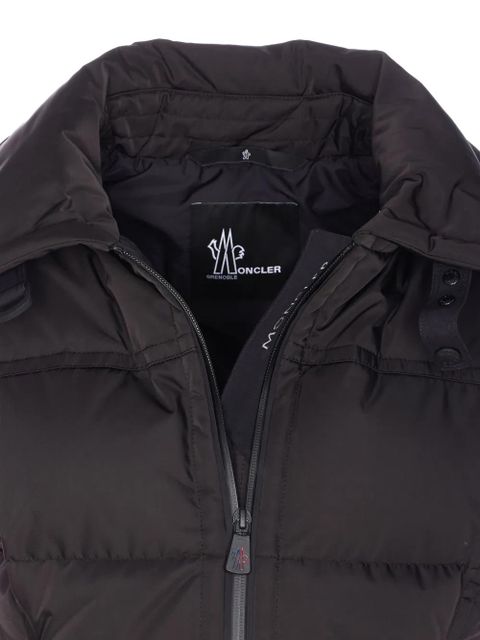 Moncler Grenoble polo-collar padded gilet - Black - zdjęcie produktu nr 2