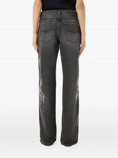 Blumarine eyelets-embellishment jeans - Grey