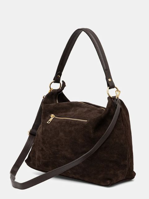 Answear.LAB torebka zamszowa