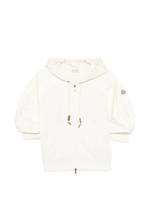 Moncler hooded puff-sleeve jacket - Neutrals - zdjęcie produktu nr 1