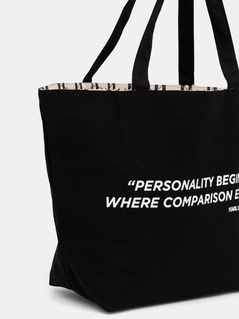 Karl Lagerfeld torebka dwustronna kolor czarny A1W50047