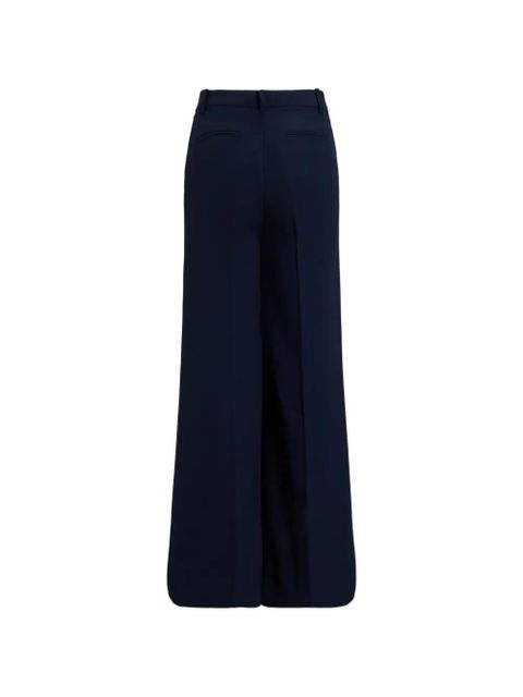 Lauren Ralph Lauren pleated wide-leg trousers - Blue - zdjęcie produktu nr 2