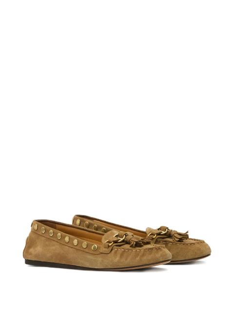 ISABEL MARANT tassel studded loafers - Brown - zdjęcie produktu nr 2