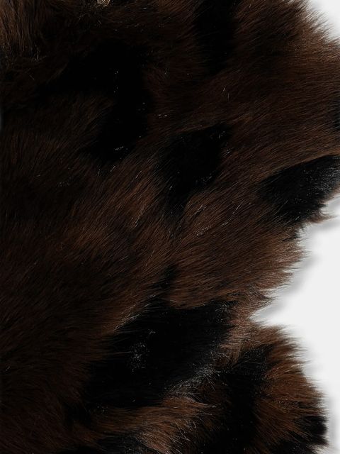 Kurt Geiger London szalik damski kolor brązowy wzorzysty 9433630609