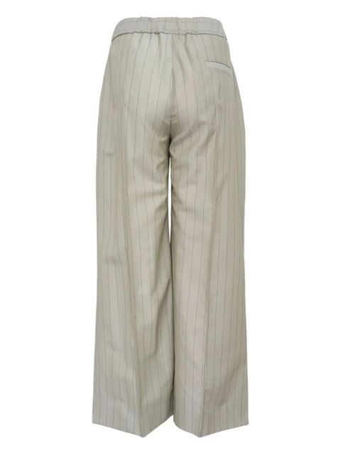 Jil Sander Pinstripe Trousers - Green - zdjęcie produktu nr 2