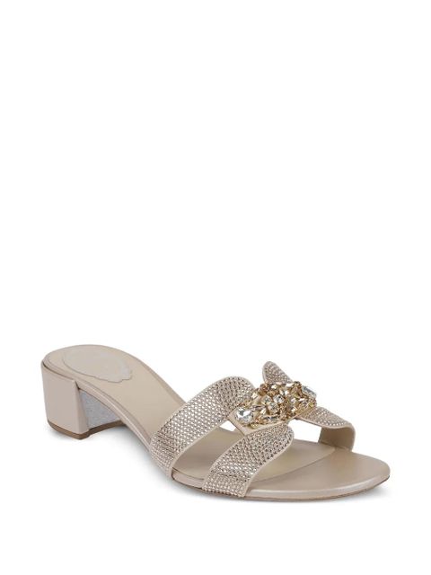 René Caovilla crystal-embellished sandals - Neutrals - zdjęcie produktu nr 2