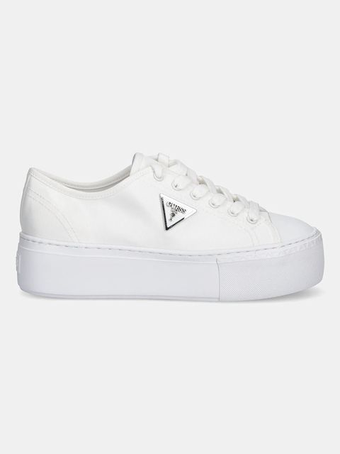 Guess tenisówki JOEZI2 damskie kolor biały FLTJO2 FAB12 - zdjęcie produktu nr 2
