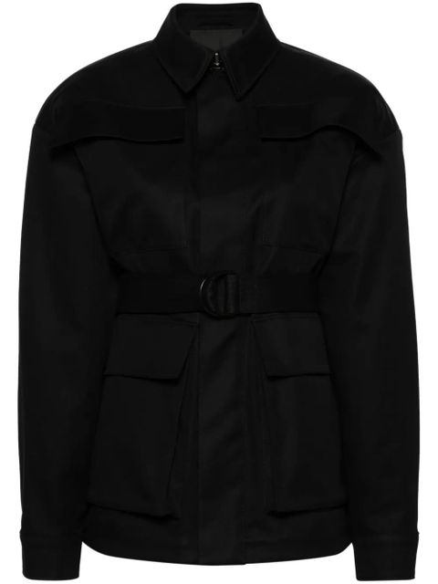 WARDROBE.NYC Drill belted parka - Black - zdjęcie produktu nr 1
