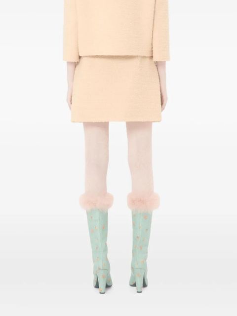 Valentino Garavani Vlogo mini skirt - Neutrals