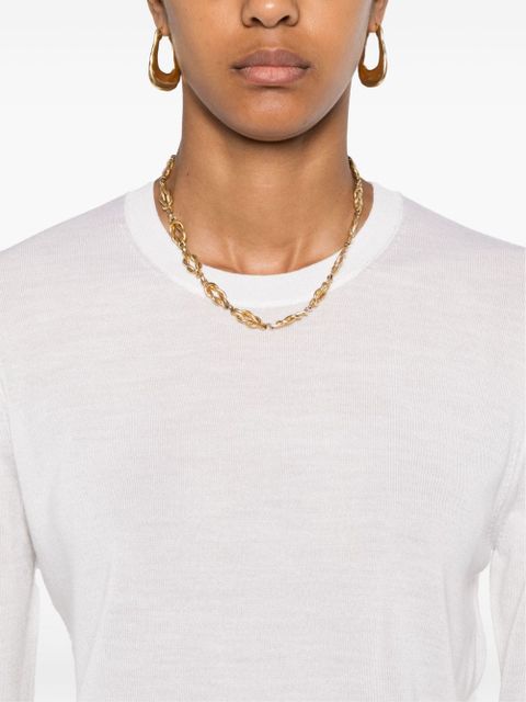 TOTEME fine-knit sweater - White