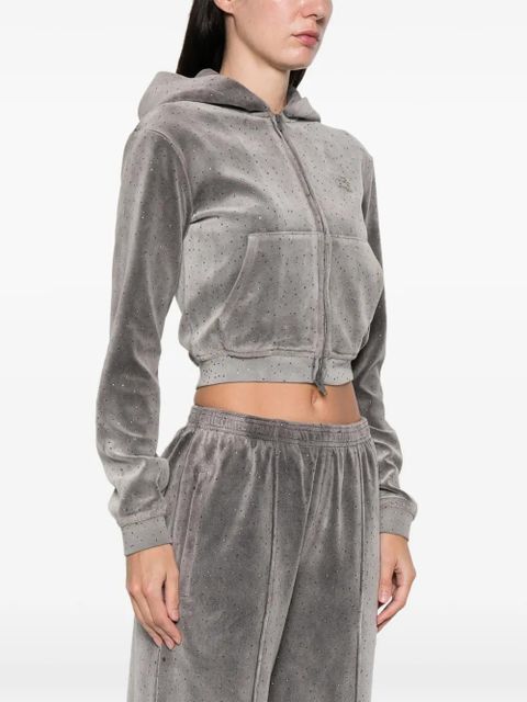 Alexander Wang embellished hooded sweater - Grey - zdjęcie produktu nr 2