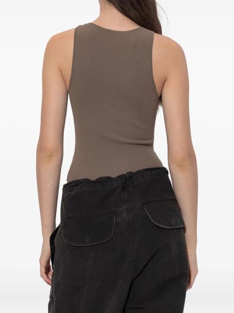 ENTIRE STUDIOS scoop-neck sleeveless body - Brown