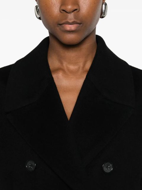 TOTEME double-breasted coat - Black