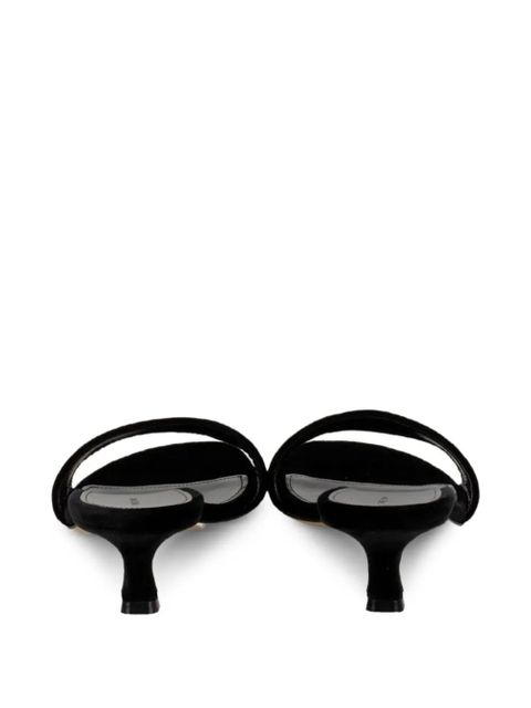 The Row strap sandals - Black