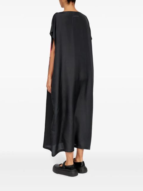 MM6 Maison Margiela silk T-shirt maxi dress - Black