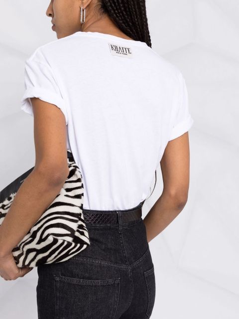 KHAITE The Mae logo-appliqué T-shirt - White