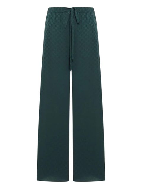 Gucci GG-jacquard trousers - Green - zdjęcie produktu nr 1