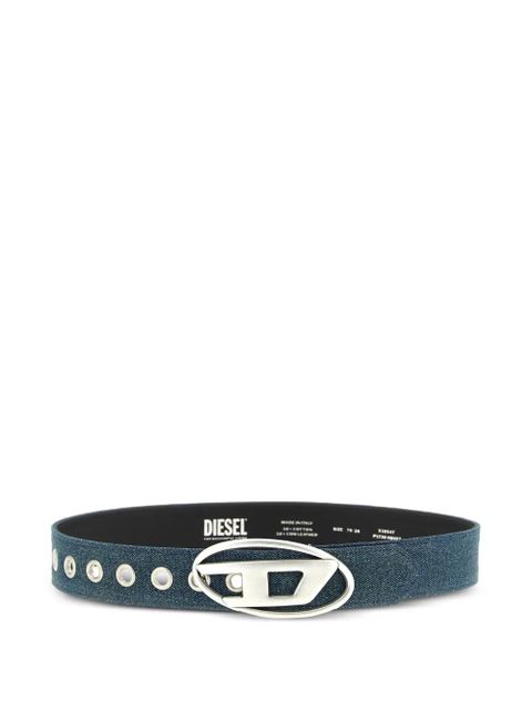 Diesel B-1DR logo-buckle belt - Blue - zdjęcie produktu nr 1