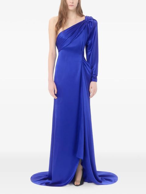 Valentino Garavani crepe satin gown - Blue - zdjęcie produktu nr 2