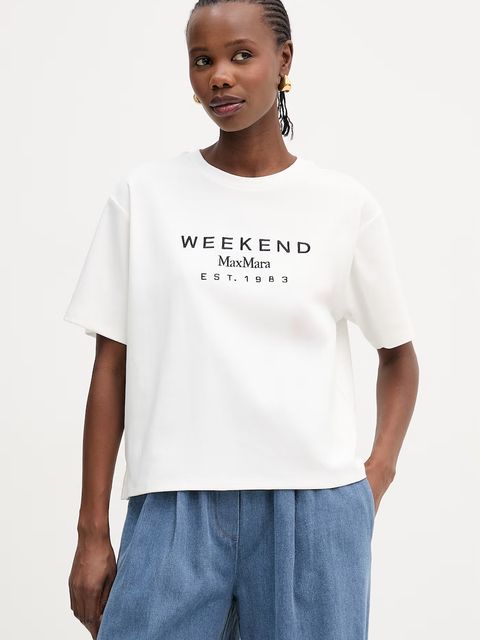 Weekend Max Mara t-shirt bawełniany SABATO