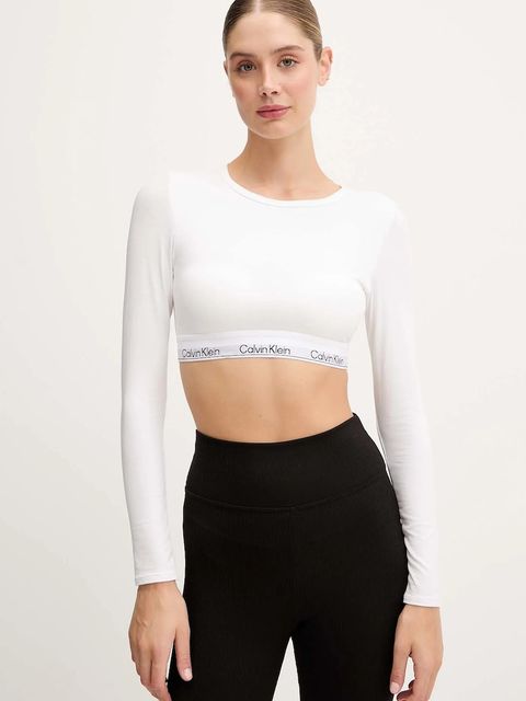 Calvin Klein Underwear longsleeve kolor biały LV00QF8600 - zdjęcie produktu nr 1