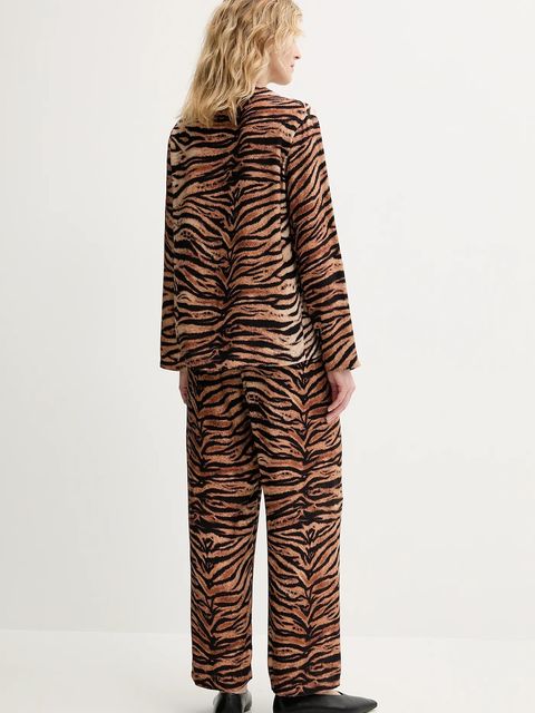 The Sleeper piżama damska kolor brązowy BWSP03A003B - zdjęcie produktu nr 2