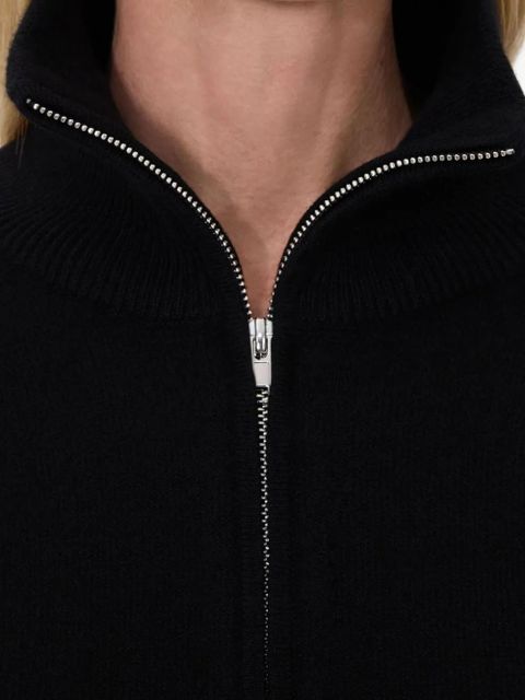 LouLou de Saison DRIES zip-front sweater - Black