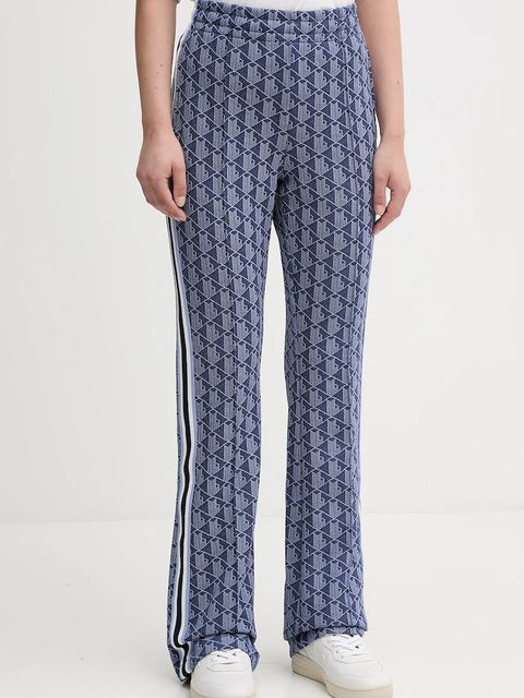 Lacoste spodnie dresowe kolor niebieski gładkie XF9313 - zdjęcie produktu nr 1