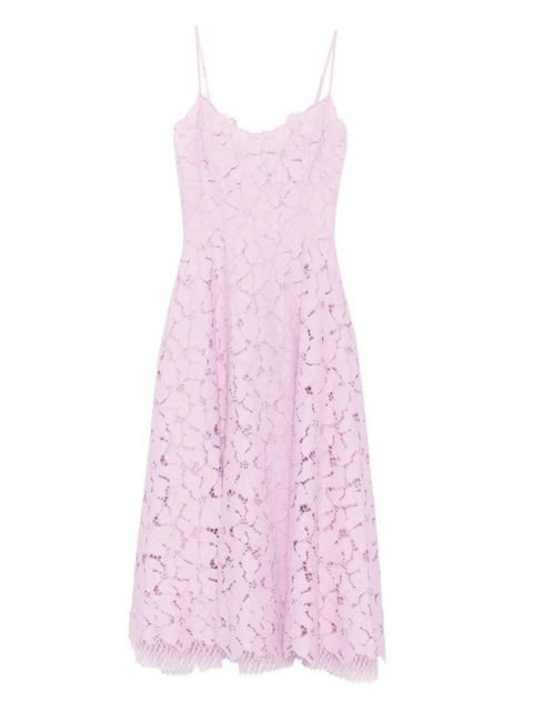 Simkhai floral-lace midi dress - Pink - zdjęcie produktu nr 1