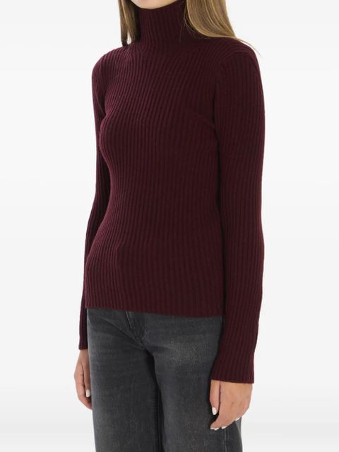 Max Mara ribbed high-neck sweater - Red