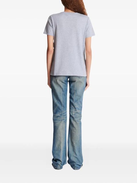 Balmain logo-print cotton t-shirt - Grey