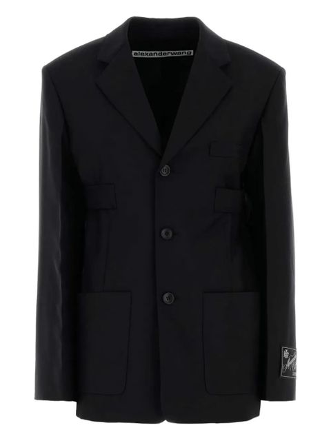 Alexander Wang single-breasted blazer - Black - zdjęcie produktu nr 1