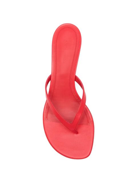 Amina Muaddi Juliette thong sandals - Red