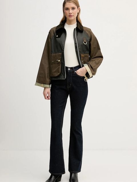 Barbour kurtka bawełniana Kearton kolor zielony przejściowa LWX1518 - zdjęcie produktu nr 2